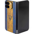 Barbados Flag Dark Wood Google Pixel 9 Pro Fold Skin